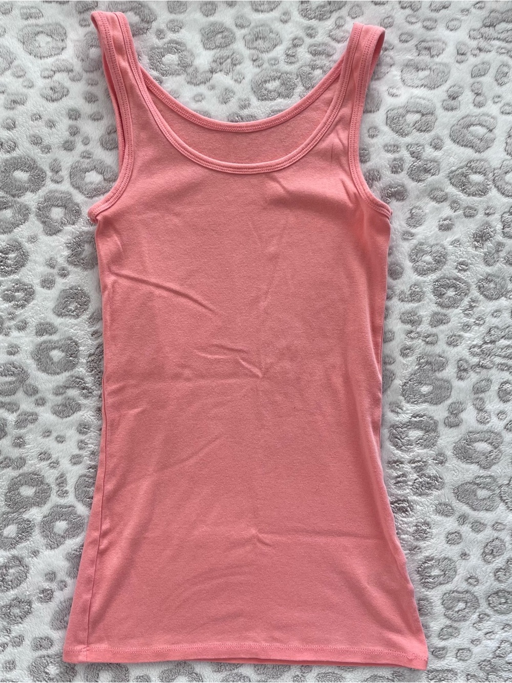 Merona Coral Pink Scoop Neck Tank Top